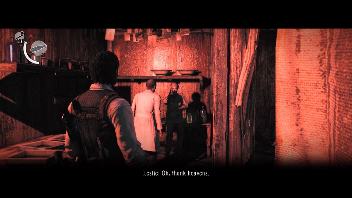 The Evil Within (PlayStation 4) screenshot: Caught up with the patient