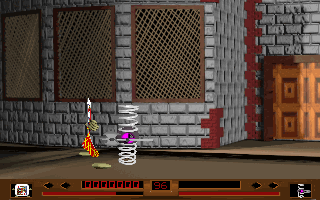 Battling Butlers (DOS) screenshot: Gameplay