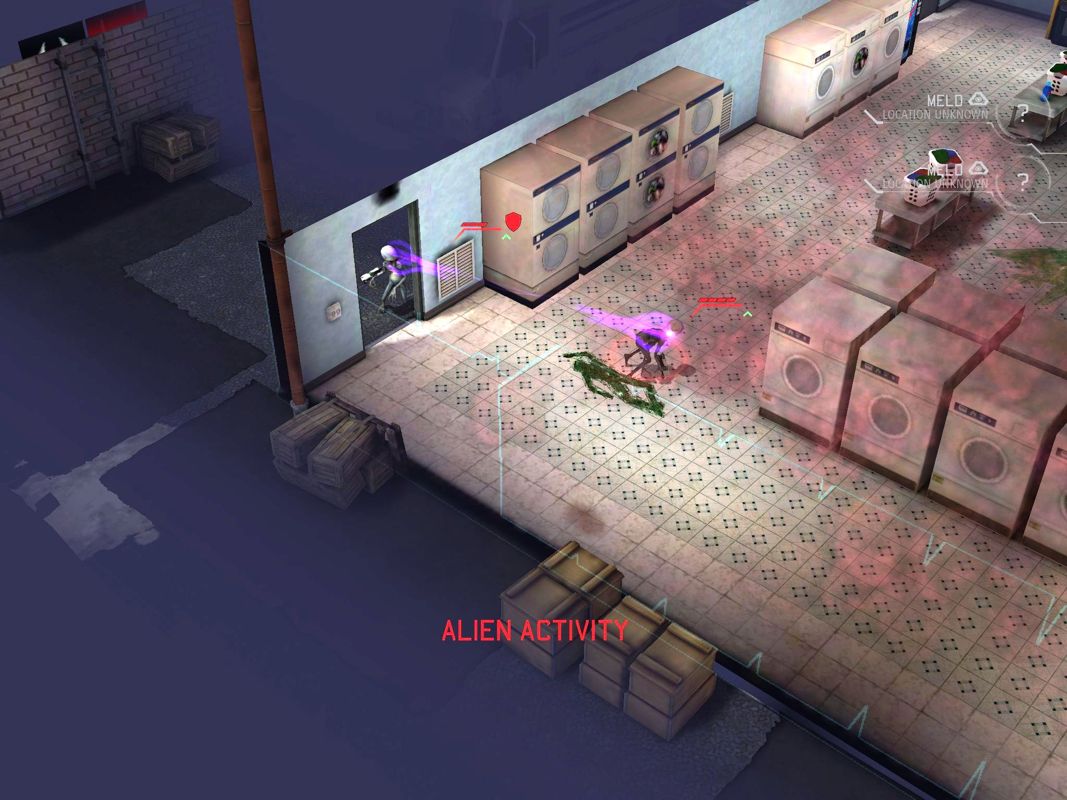 XCOM: Enemy Within (iPad) screenshot: Aliens gearing up for an attack