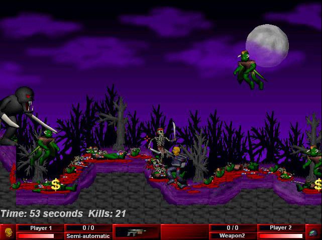 Jogos de Terror (Windows) screenshot: Darkwar II - Killing monsters