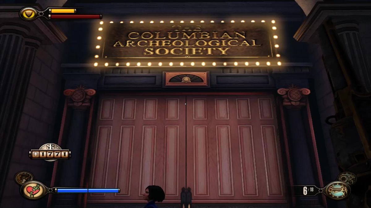 BioShock Infinite: Clash in the Clouds (Macintosh) screenshot: Think of it as an elaborate trophy case waiting to be filled