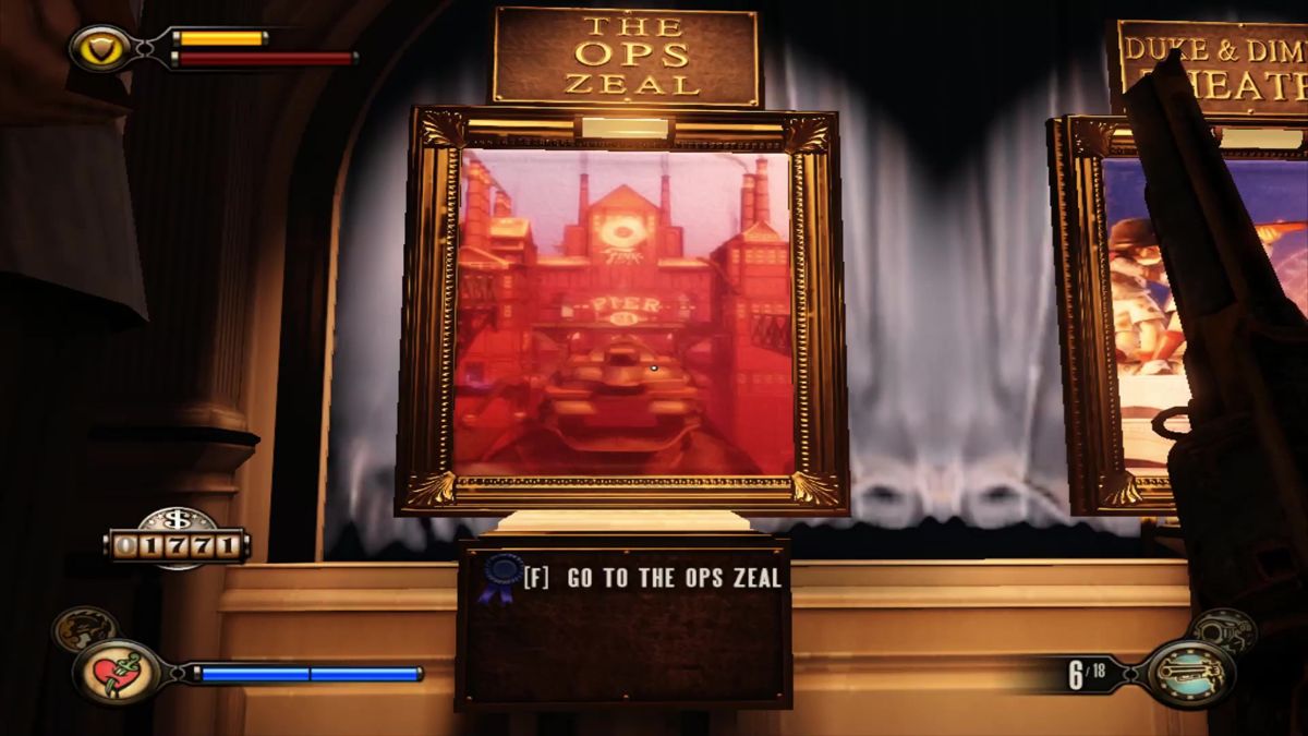 BioShock Infinite: Clash in the Clouds (Macintosh) screenshot: Entering The OPS ZEAL clash
