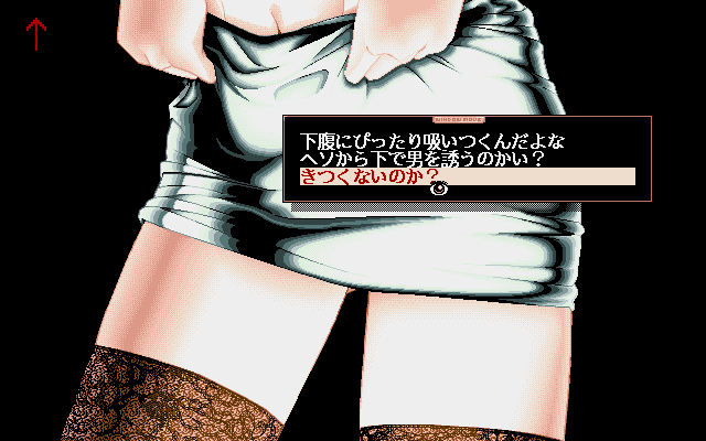 Feti (PC-98) screenshot: Cool skirt