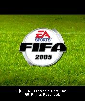 FIFA Soccer 2005 (N-Gage) screenshot: Initial Screen
