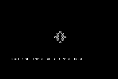 Conflict 2500 (Commodore PET/CBM) screenshot: Instructions space base