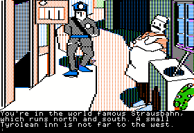 Mindshadow (Apple II) screenshot: Street.