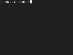Acornsoft Games Pack 10 (Atom) screenshot: Successful answer (Simon)