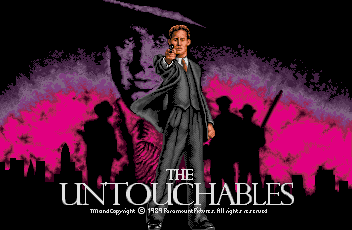The Untouchables (Amiga) screenshot: Title screen