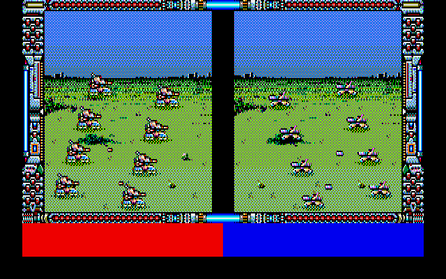 Foxy (PC-98) screenshot: Big tanks vs. small tanks