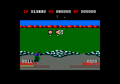 Boot Camp (Amstrad CPC) screenshot: Firing range 1