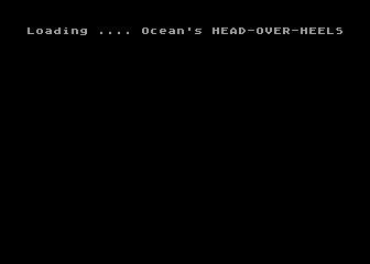 Head Over Heels (Atari 8-bit) screenshot: Loading screen