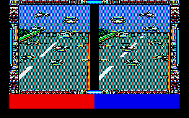 Foxy (PC-98) screenshot: Jet battle!