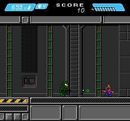 Pixel Force: Halo (Windows) screenshot: First stage
