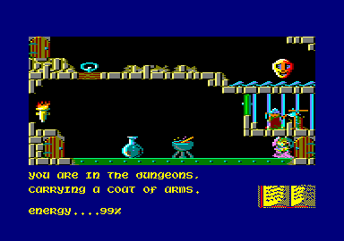 Screenshot of Sorcery (Amstrad CPC, 1984) - MobyGames