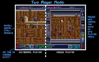 Strike Squad (DOS) screenshot: In Game Help Is Available