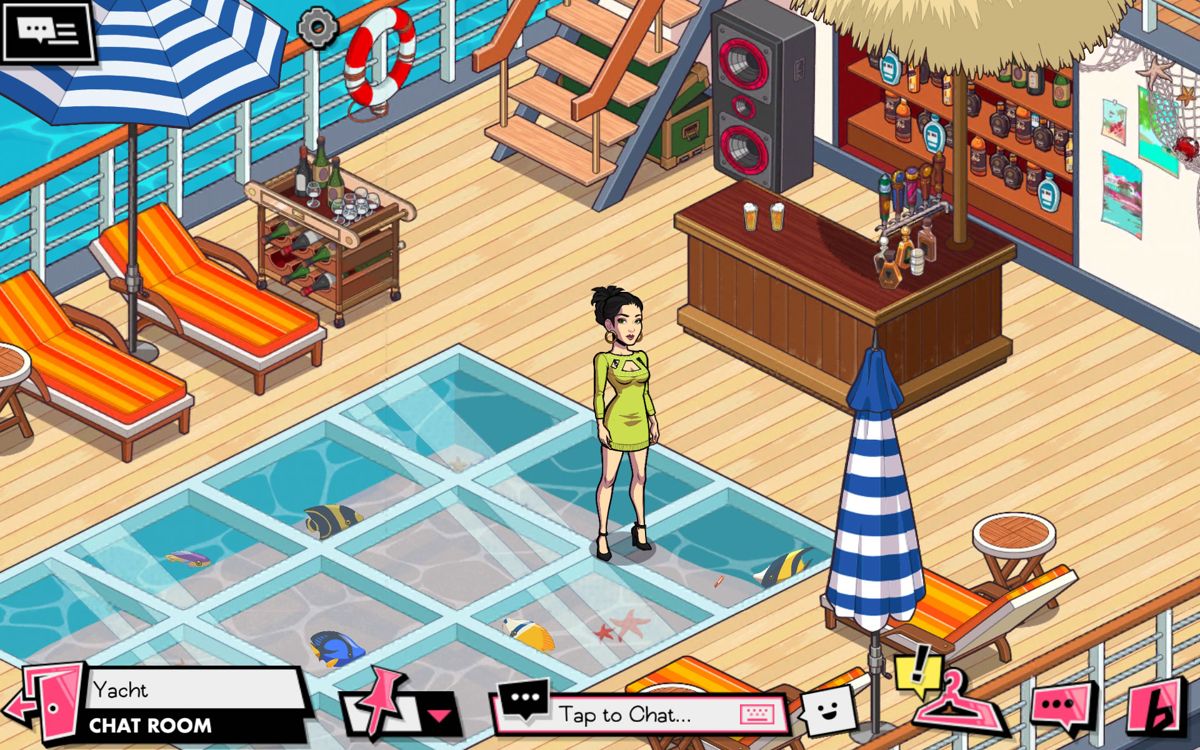 Nicki Minaj: The Empire (Android) screenshot: On a yacht