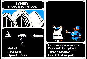 Where in the World Is Carmen Sandiego? (Apple II) screenshot: Made an arrest!
