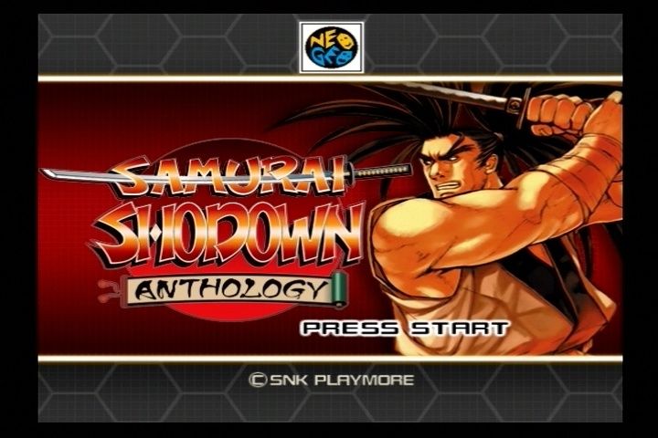 Samurai Shodown: Anthology (PlayStation 2) screenshot: Title screen