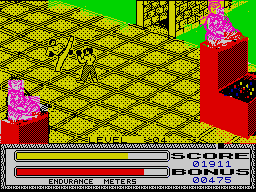 Kick Boxing (ZX Spectrum) screenshot: Fight 2