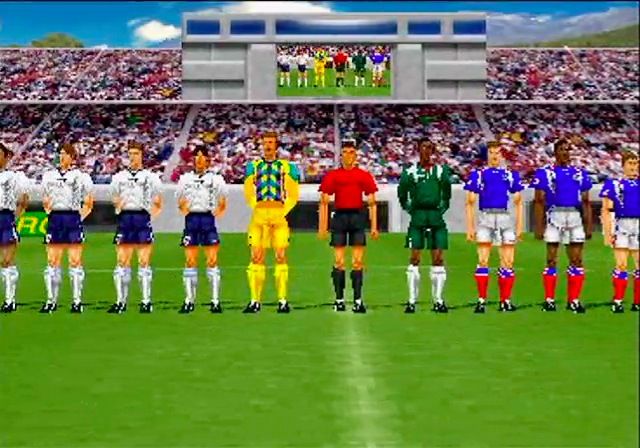 Goal Storm '97 (PlayStation) screenshot: Start of Match