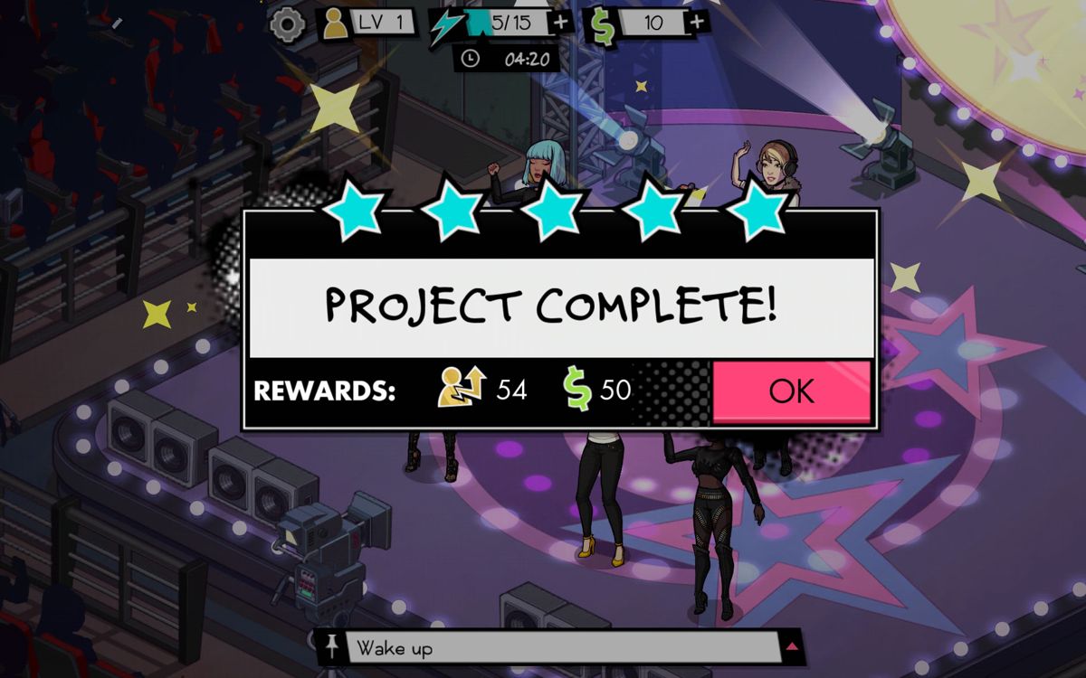 Nicki Minaj: The Empire (Android) screenshot: Project completed.