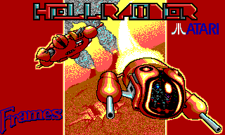 Hellraider (DOS) screenshot: Title screen
