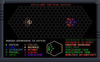 Starlord (DOS) screenshot: Space Combat