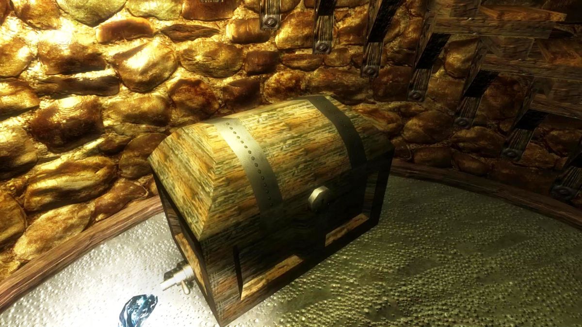 realMyst: Masterpiece Edition (Macintosh) screenshot: Chest in the light house