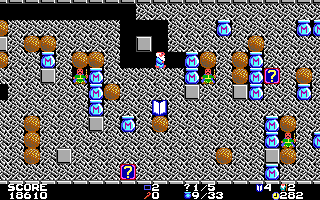 Exodus: Journey to the Promised Land (DOS) screenshot: Level 2: In action