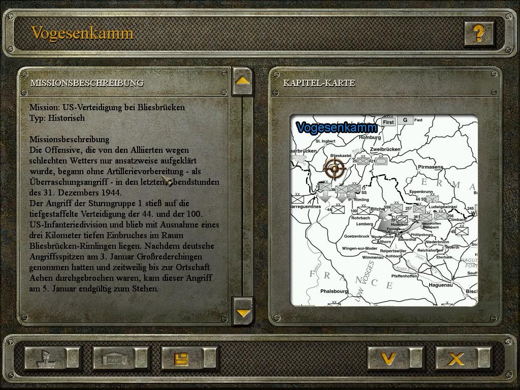 Operation Nordwind (Windows) screenshot: First mission