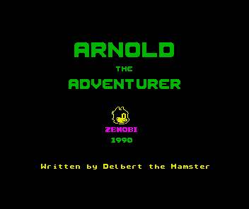 Arnold the Adventurer (ZX Spectrum) screenshot: The title screen