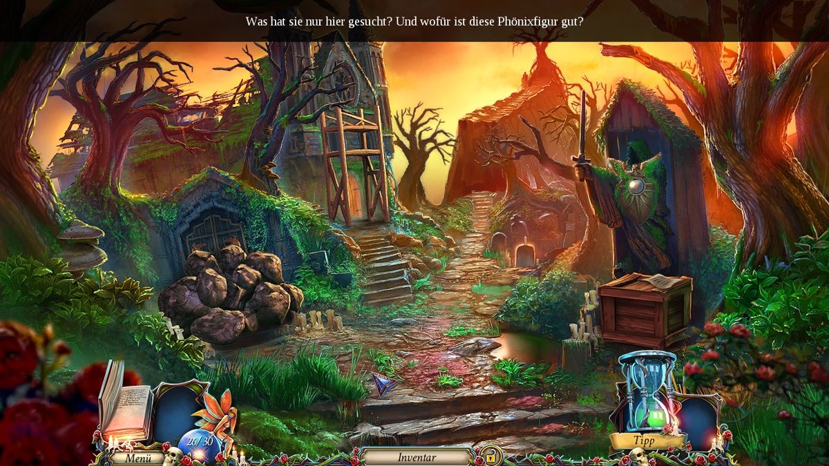 Grim Legends: The Forsaken Bride (Collector's Edition) (Windows) screenshot: The game begins at a known location.