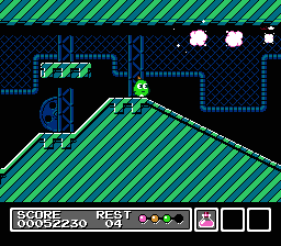 Screenshot of Mr. Gimmick (NES, 1992) - MobyGames