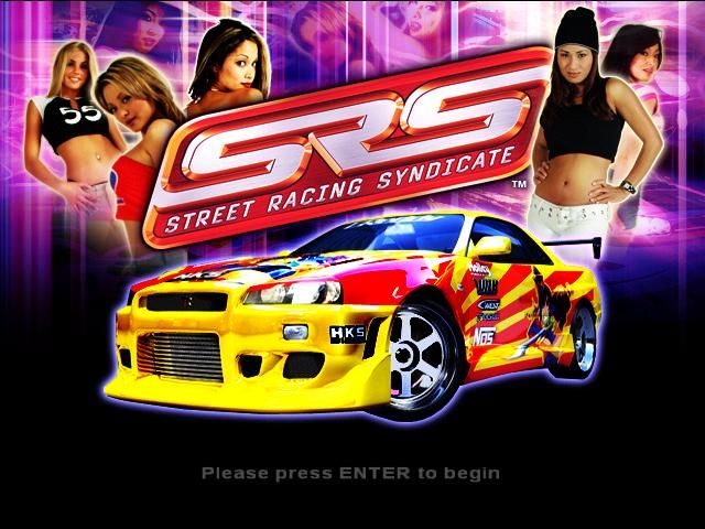 SRS: Street Racing Syndicate (Windows) screenshot: Title Screen