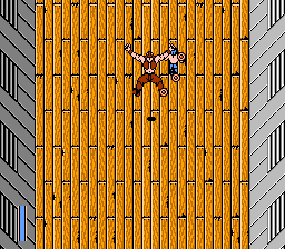 Ikari III: The Rescue (NES) screenshot: This boss throws land mines.