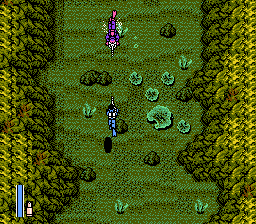 Ikari III: The Rescue (NES) screenshot: Harpooning underwater.