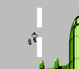 Ikari III: The Rescue (NES) screenshot: Now, to get her out!