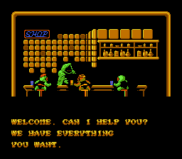 Ikari Warriors II: Victory Road (NES) screenshot: You can pick up weapons here or just move on.