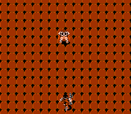 Ikari Warriors II: Victory Road (NES) screenshot: If you're low on dough you can fight some random chump and earn some.