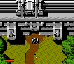 Iron Tank: The Invasion of Normandy (NES) screenshot: This inner fort has gigantic guns on top.