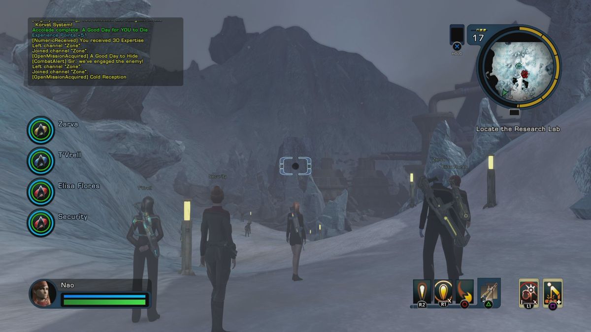 Star Trek Online (PlayStation 4) screenshot: Ice Planet