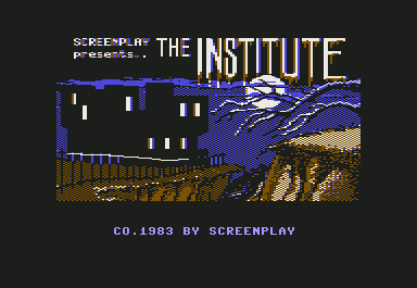 The Institute (Commodore 64) screenshot: Title