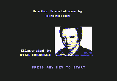 The Institute (Commodore 64) screenshot: Intro/credits