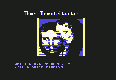 The Institute (Commodore 64) screenshot: Intro/credits