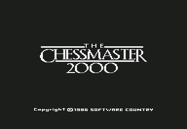 The Chessmaster 2000 (Commodore 64) screenshot: Title