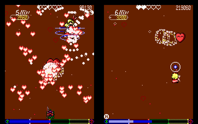 Tōhō: Yumejikū (PC-98) screenshot: Massive destruction