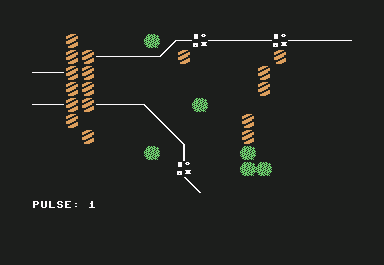 Mech Brigade (Commodore 64) screenshot: Battle area