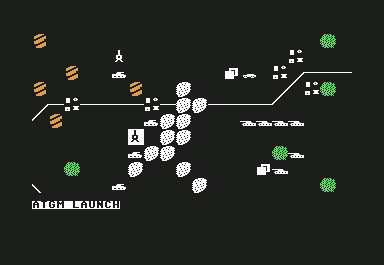 Mech Brigade (Commodore 64) screenshot: More ATGM attacks