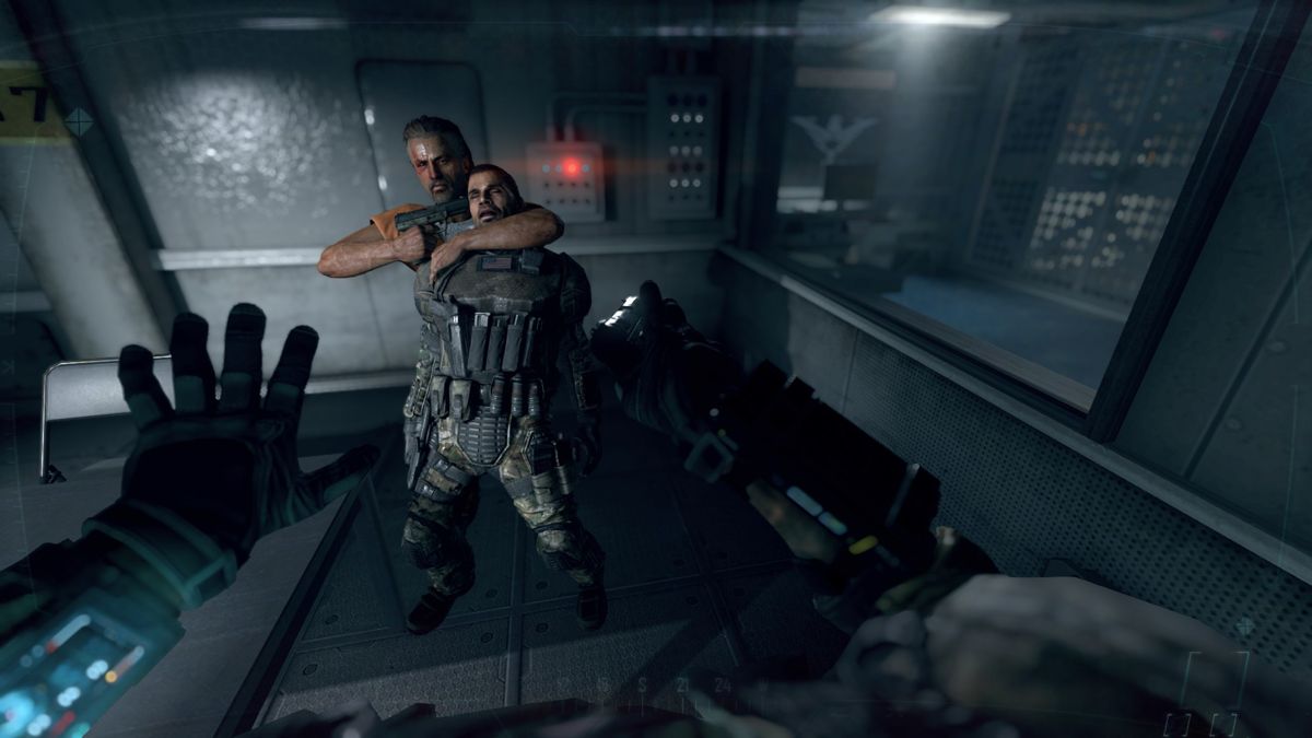 Call of Duty: Black Ops II (Windows) screenshot: Wait! I need to go to the bathroom first.