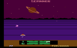 Solaris (Atari 2600) screenshot: The surface of a hostile planet...